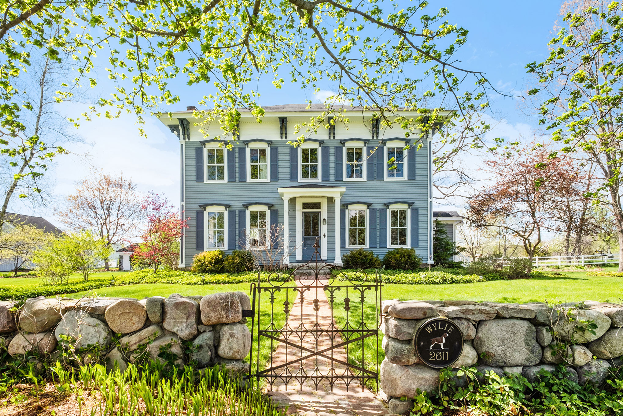 1860s Stunning Italianate Farmhouse For Sale for the First Time in a Generation!